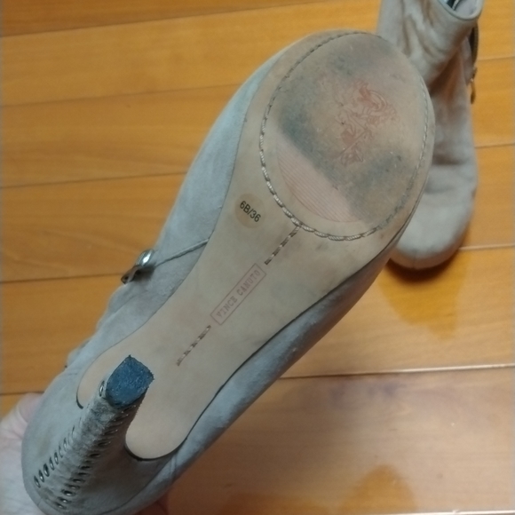 Suede Platform Booties - Picture 7 of 8